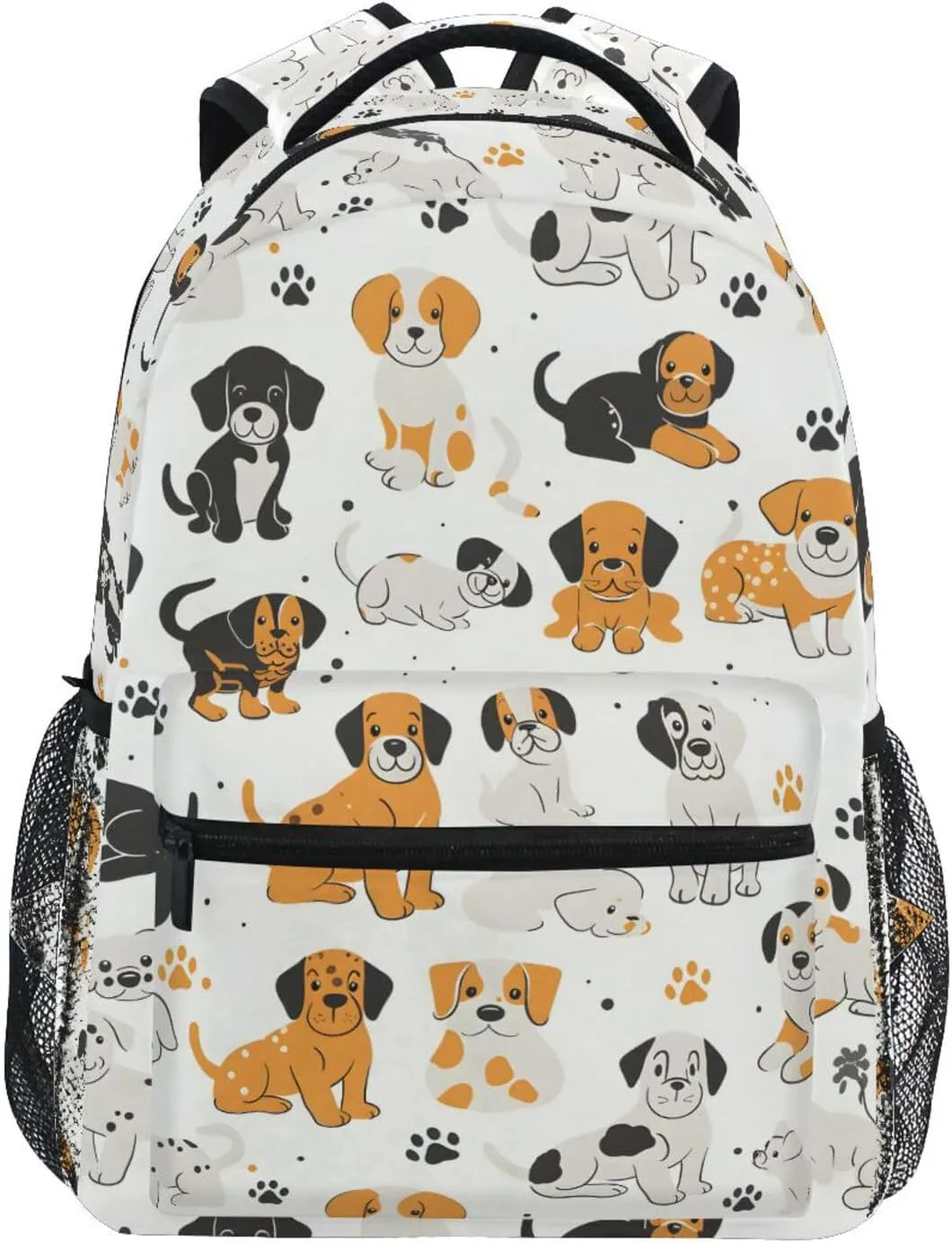Dogs Backpack 3rd 4th 5th Grade School Bookbag Travel Laptop Daypack Bag Purse for Boys Girls Teens