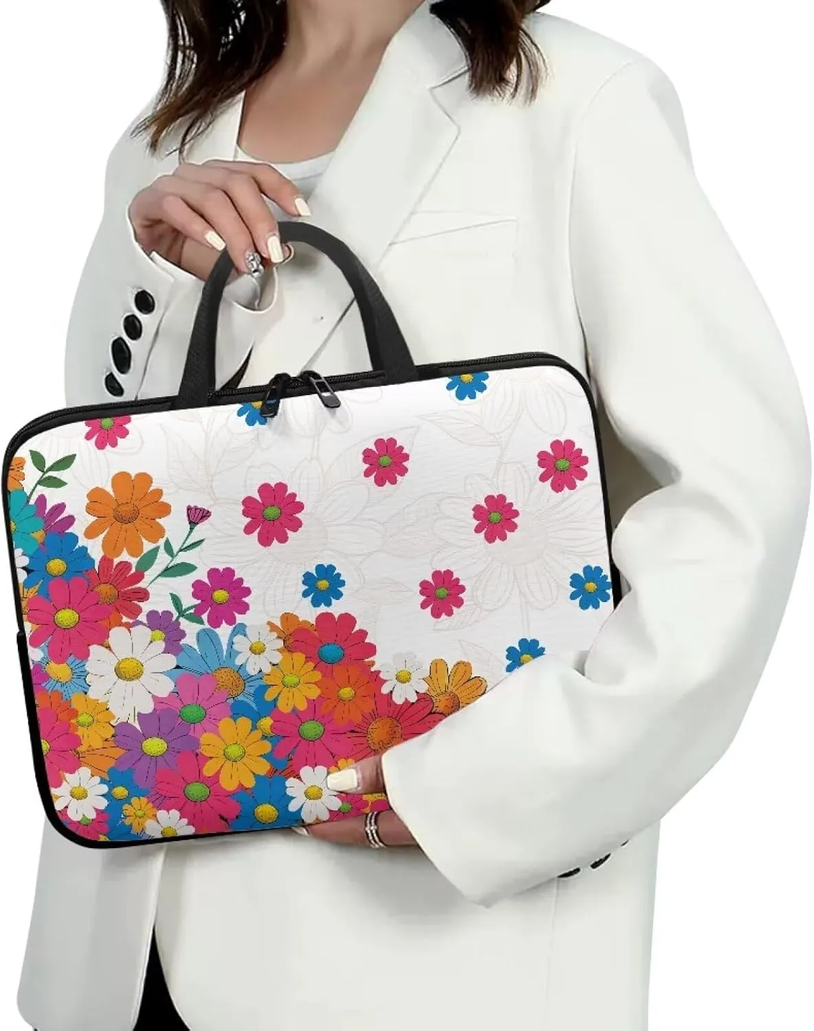 Dolyues Laptop Bag 10-17 Inch Business Briefcase for Women Men Gift Water Resistant Office Bag Laptop Case
