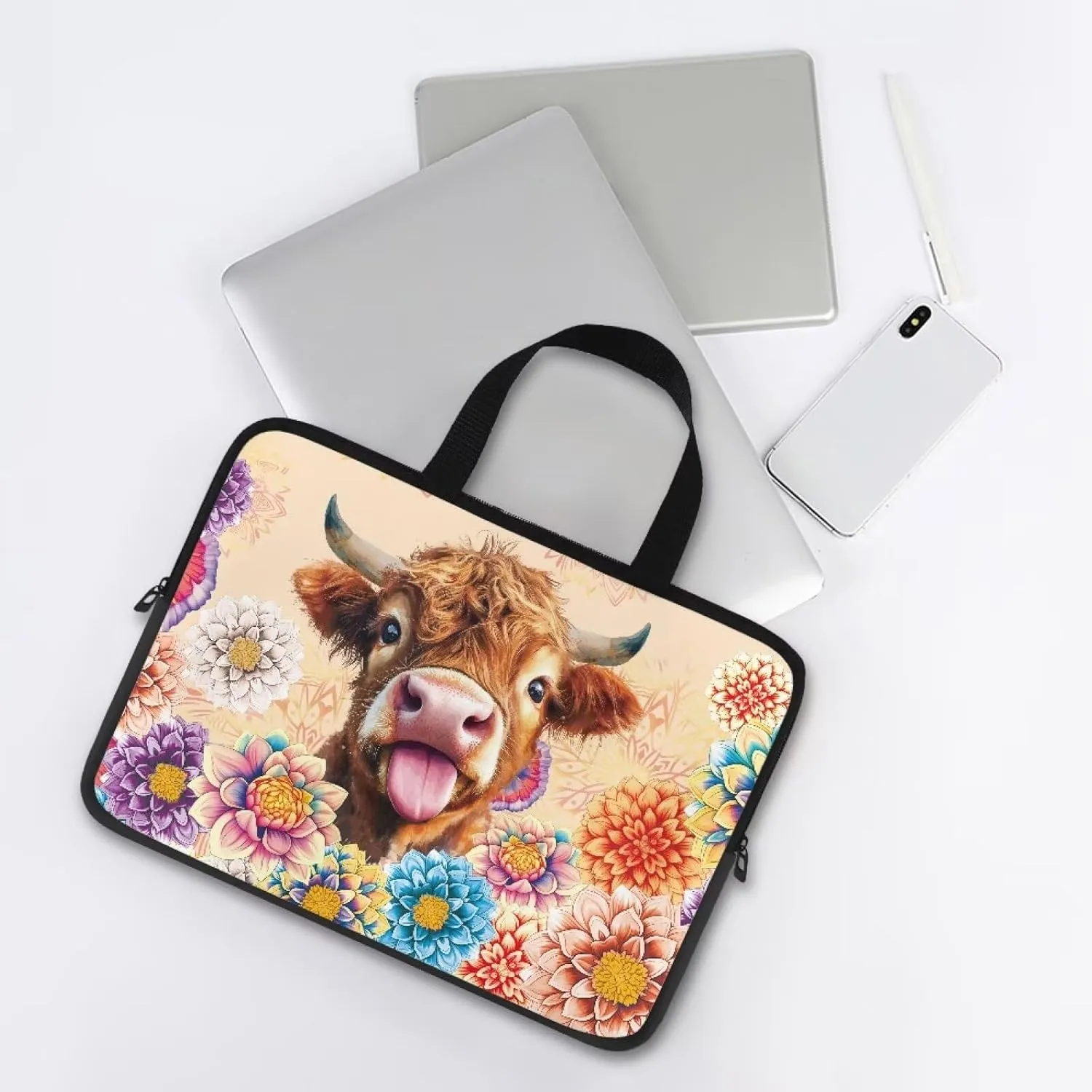 Dolyues Laptop Carrying Case for Adult Travel Workout Water-Resistant Laptop Bag Five Size Suit for Most Laptop