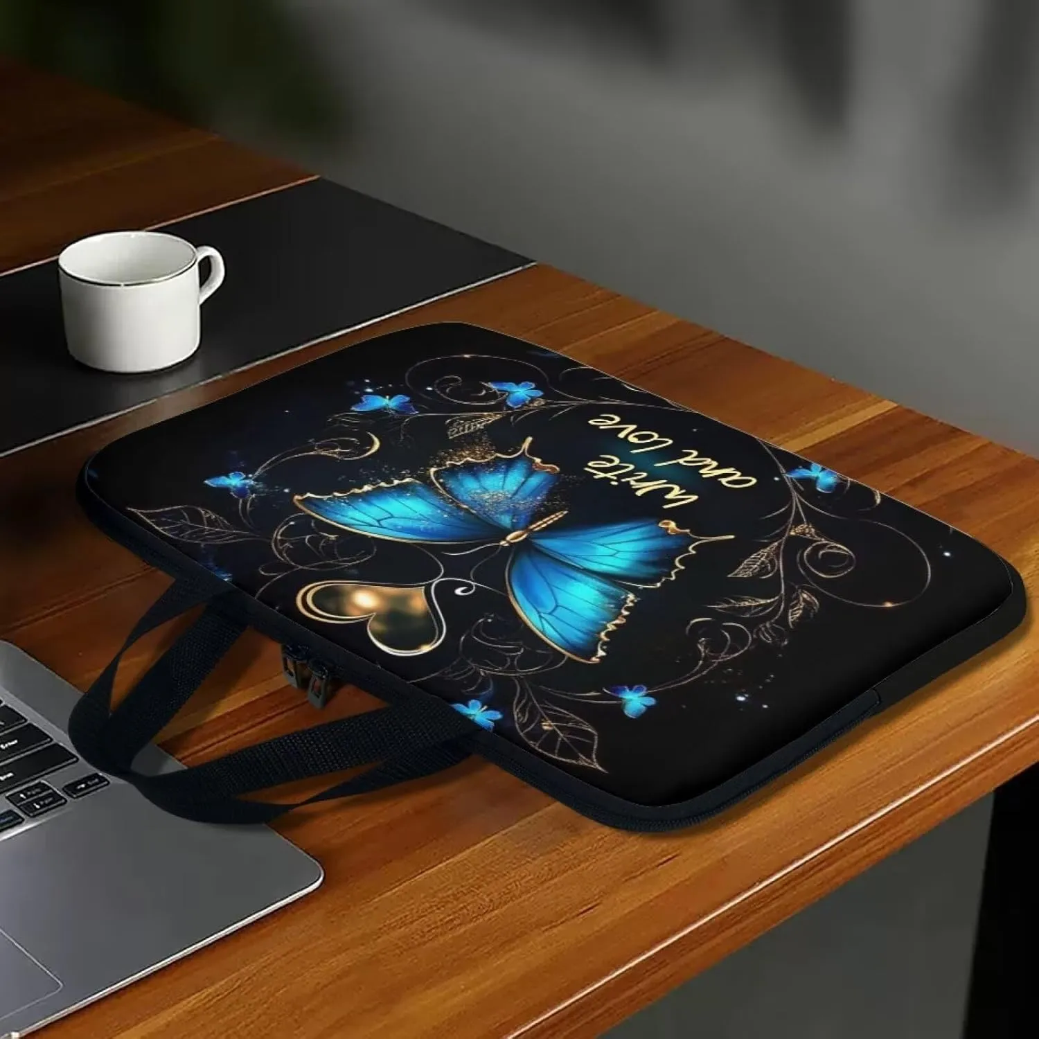 Dolyues Laptop Carrying Case for Adult Travel Workout Water-Resistant Laptop Bag Five Size Suit for Most Laptop
