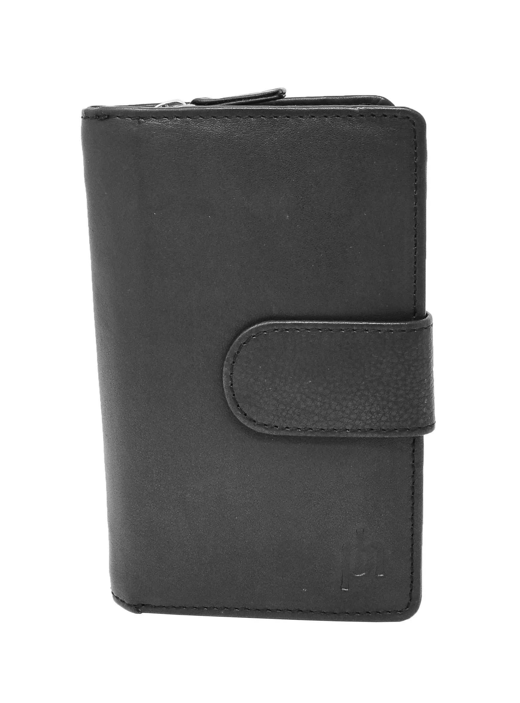 DR420 Women's Booklet Style Leather Purse Black