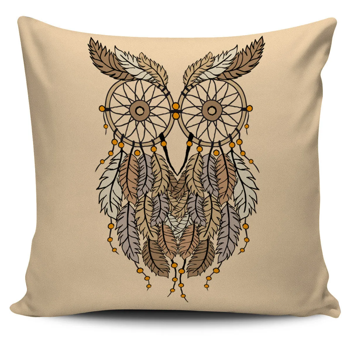 DREAM CATCHER GREY PILLOW COVERS