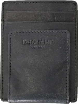 Duchamp Money Clip Credit Card Wallet (Navy)