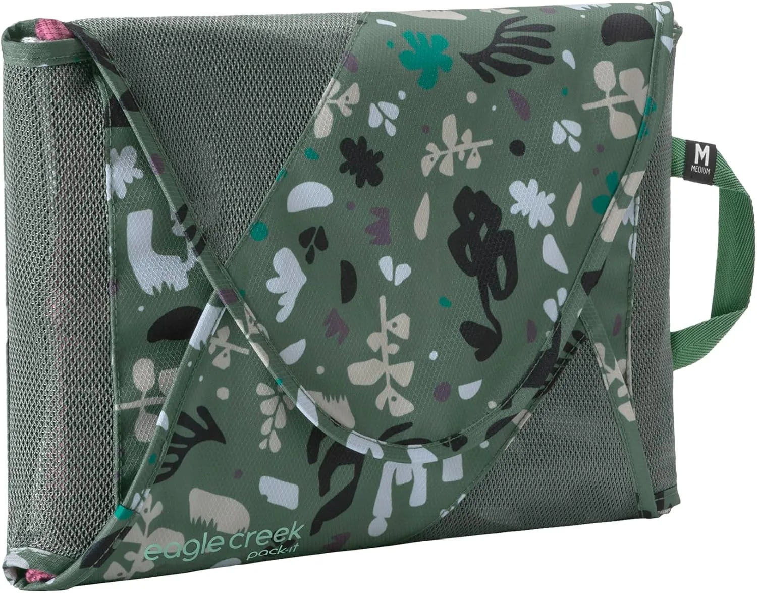 Eagle Creek Pack-It Original Garment Folder - Travel Garment Bag with Wrinkle-Free Folding Board and Compression Wings to Maximize Luggage Space, Roots and Shoots: Duck Green - Medium