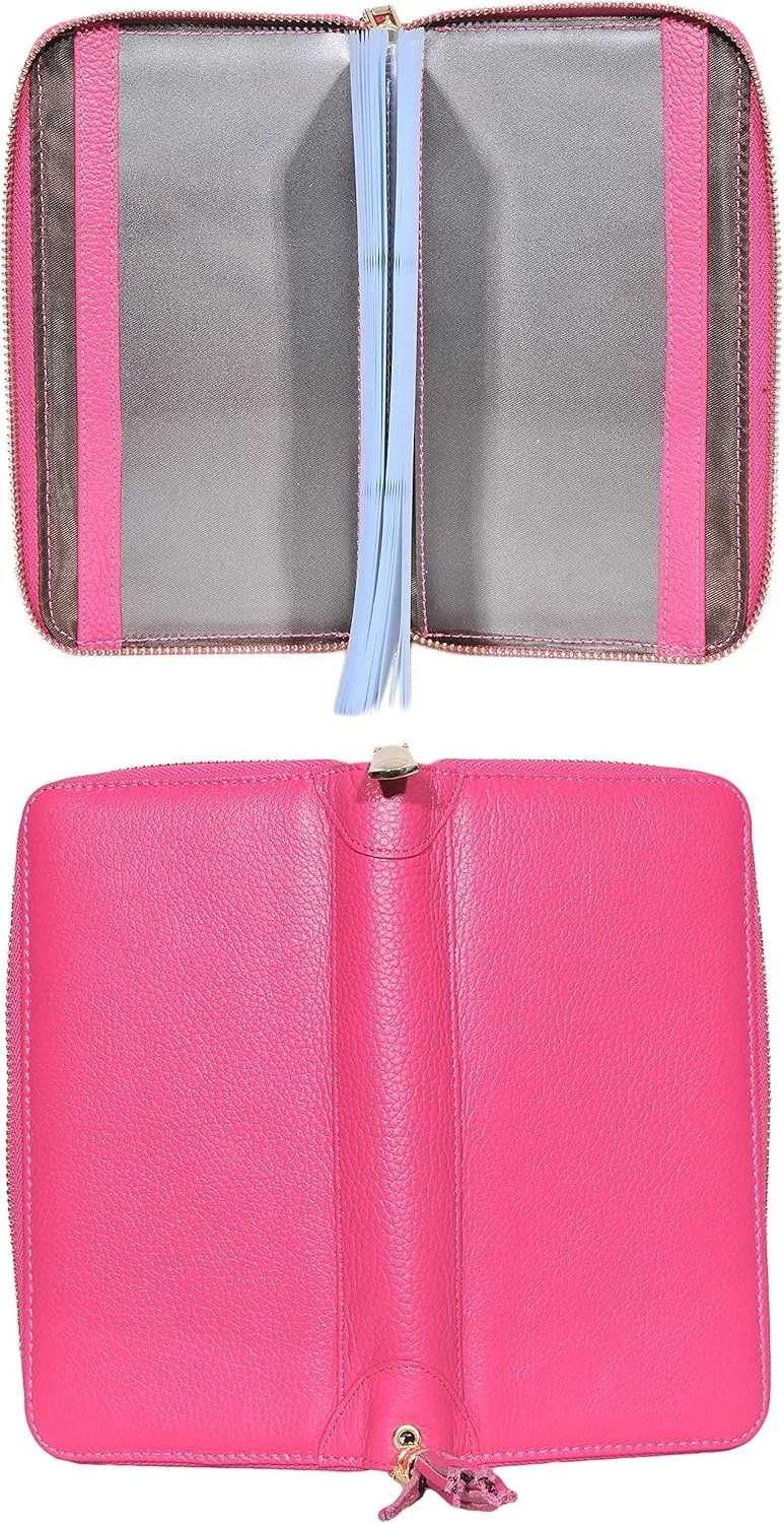 Easyoulife Credit Card Holder Wallet Womens Zipper Leather Case Purse RFID Blocking