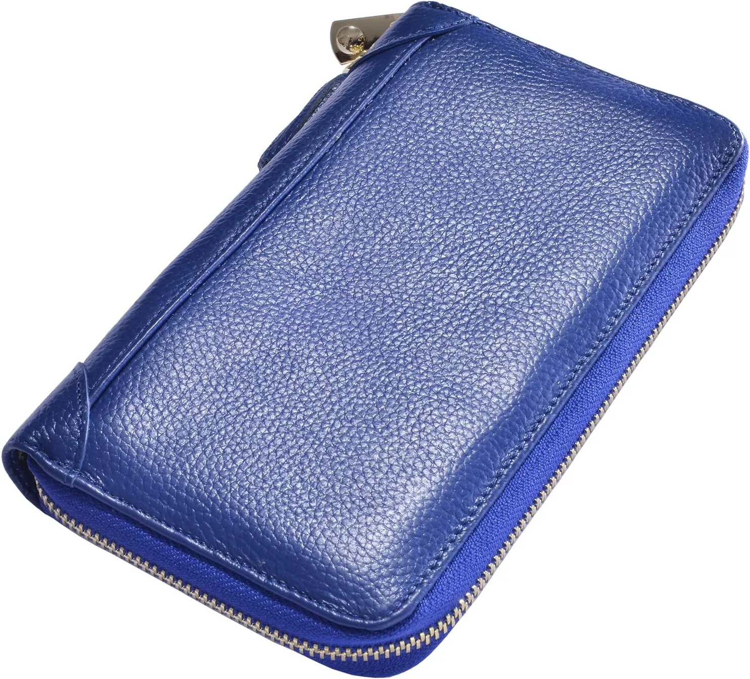 Easyoulife Credit Card Holder Wallet Womens Zipper Leather Case Purse RFID Blocking