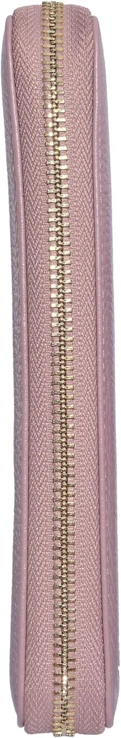 Easyoulife Credit Card Holder Wallet Womens Zipper Leather Case Purse RFID Blocking