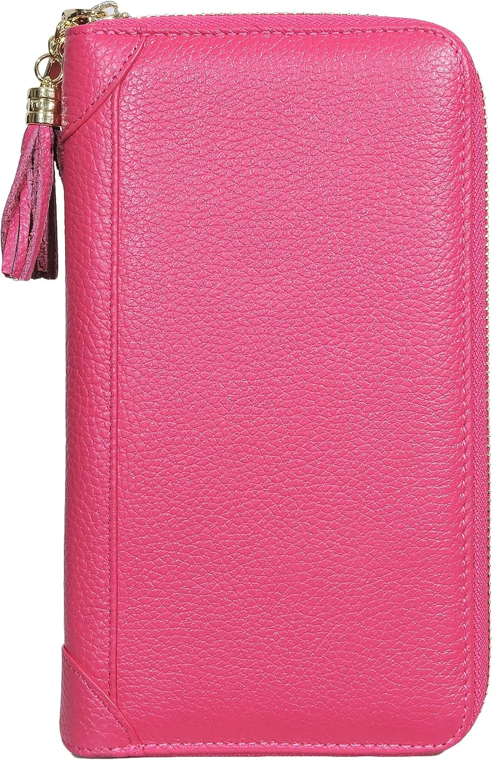 Easyoulife Credit Card Holder Wallet Womens Zipper Leather Case Purse RFID Blocking