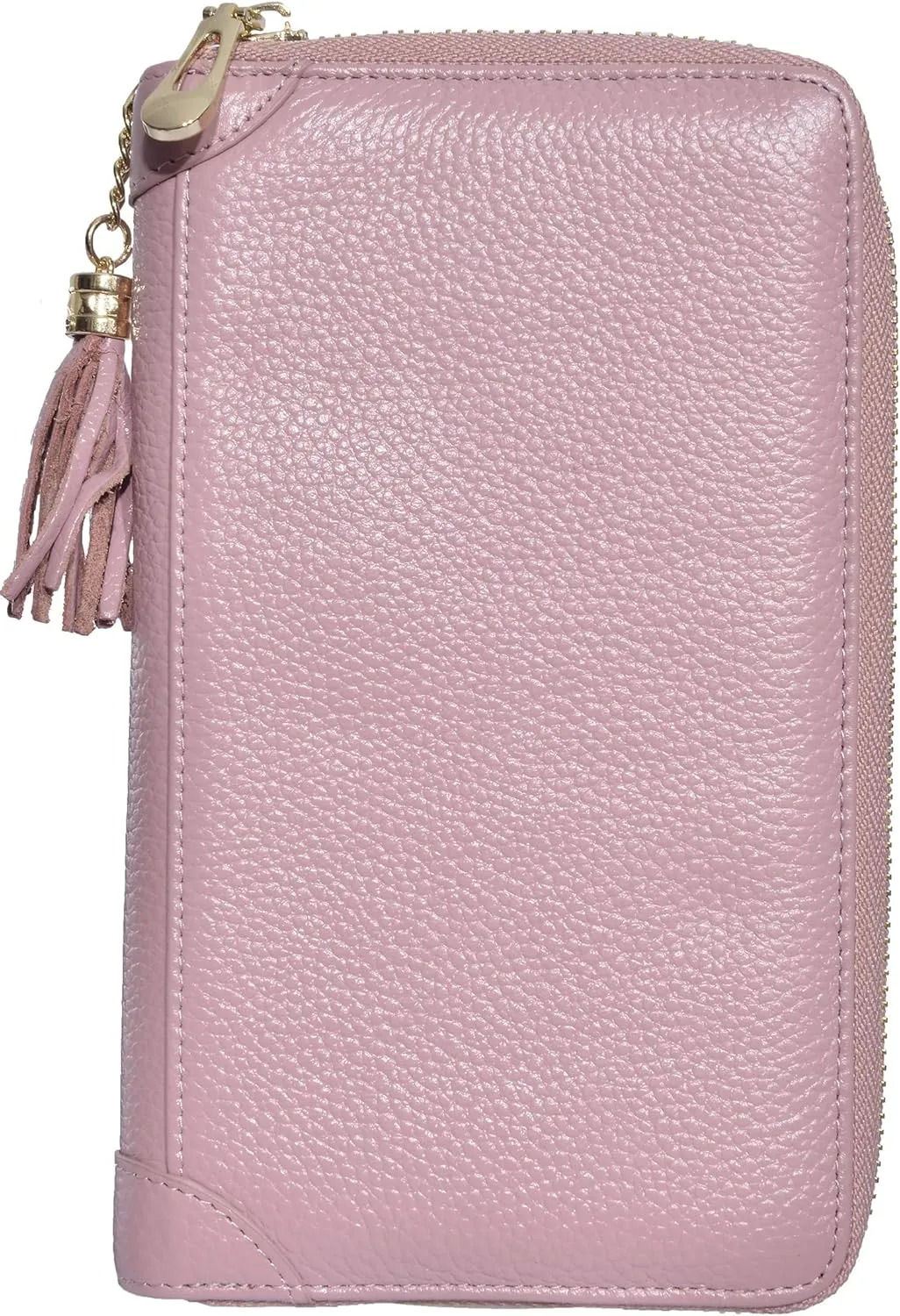 Easyoulife Credit Card Holder Wallet Womens Zipper Leather Case Purse RFID Blocking