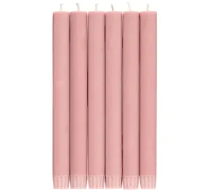 Eco Dinner Candles, 6 Per Pack | Old Rose