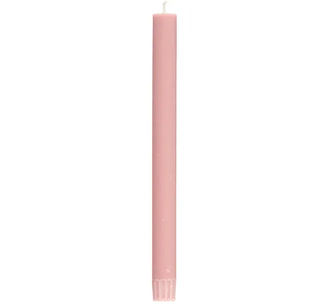 Eco Dinner Candles, Single | Old Rose