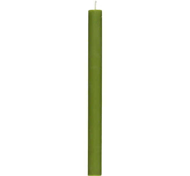 Eco Dinner Candles, Single | Olive