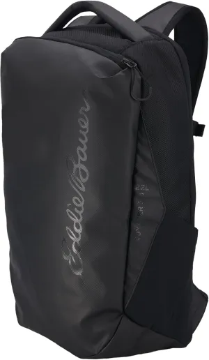 Eddie Bauer Voyager Backpack-Travel | Laptop Water-Resistant | Commuter | Work Bag | Daypack, Black, 22L