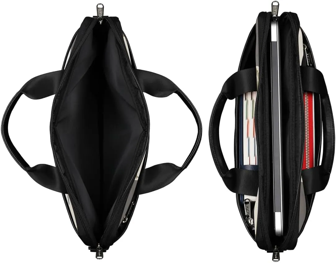 Elegant Flower Laptop Bag for Women Men 13-15 Inch Computer Briefcase Bag Lightweight Notebook Shoulder Messenger Bag