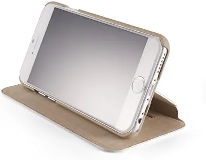 Element Case Soft-Tec Wallet Case for iPhone 6 - White / Gold (EMT-0050)