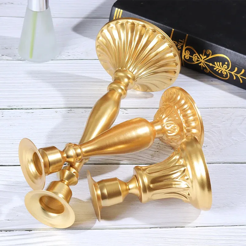 European Style Metal Candle Holders for Home Decor