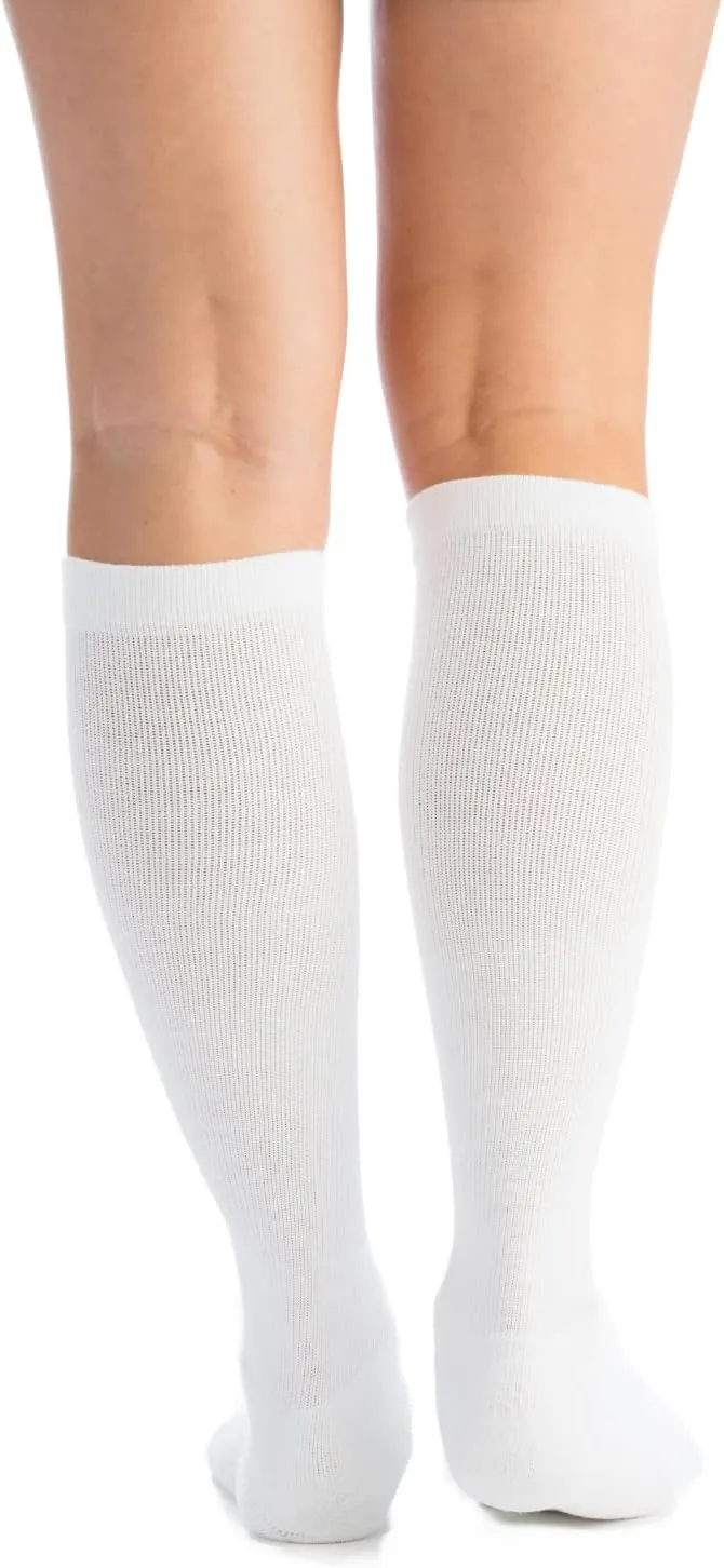 EvoNation Men’s Coolmax Knee High 15-20 mmHg Graduated Compression Socks – Moderate Pressure Compression Garment, Pain Relief & Circulation, Great for Fatigue, Pain, Swelling, Travel