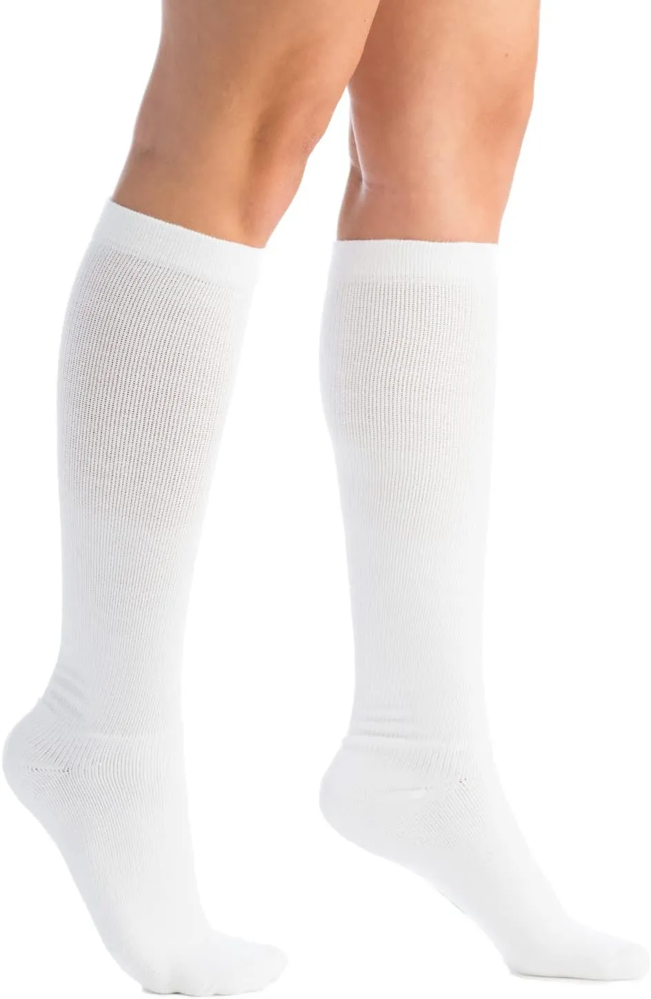 EvoNation Men’s Coolmax Knee High 15-20 mmHg Graduated Compression Socks – Moderate Pressure Compression Garment, Pain Relief & Circulation, Great for Fatigue, Pain, Swelling, Travel