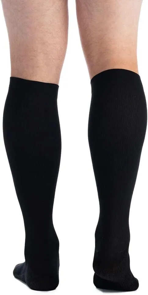 EvoNation Men’s Knee High 20-30 mmHg Graduated Compression Copper Socks – Firm Pressure Compression Support Stockings