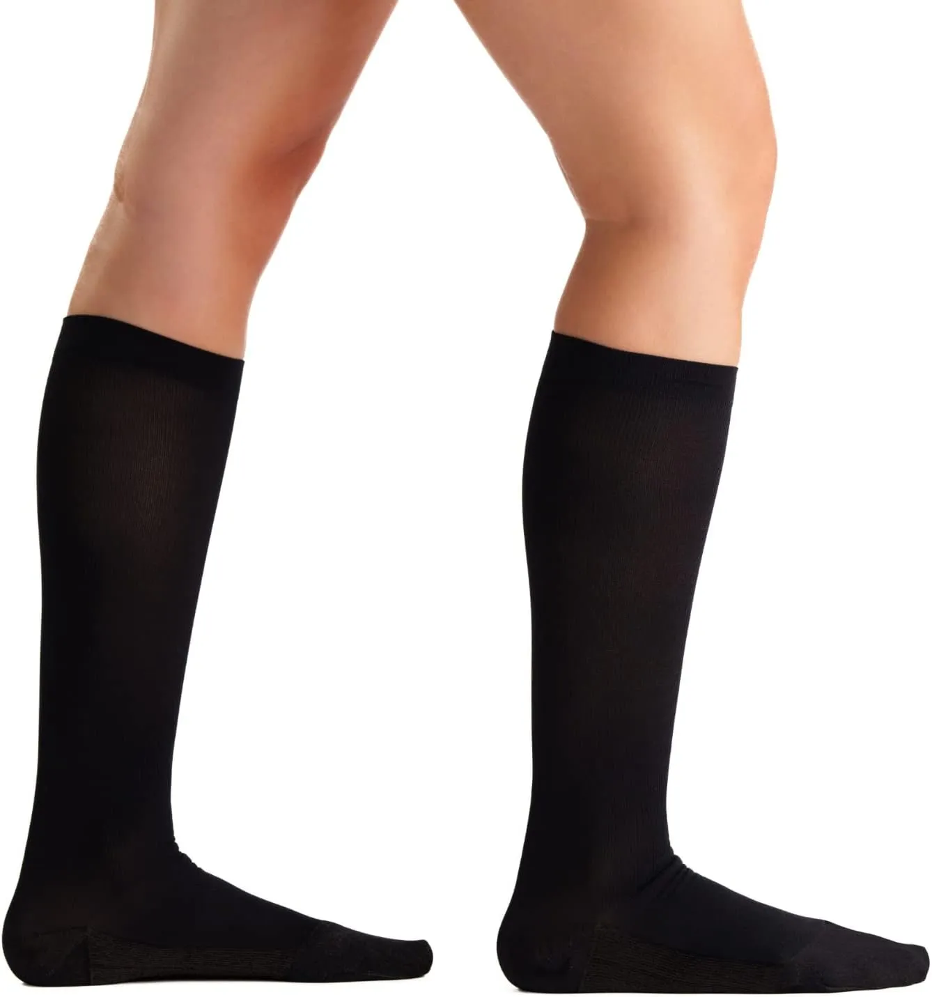 EvoNation Women’s Knee High 20-30 mmHg Graduated Compression Copper Socks – Firm Pressure Compression Support Stockings