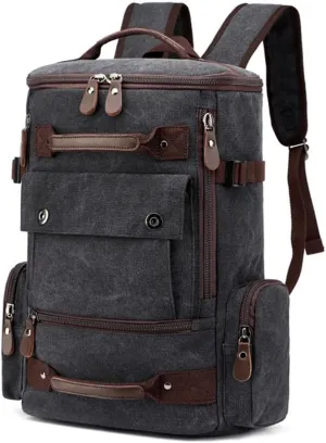 Eysee Backpack Tactical Backpack Canvas Travel Bag Daypack for Men Outdoor Trekking Backpack
