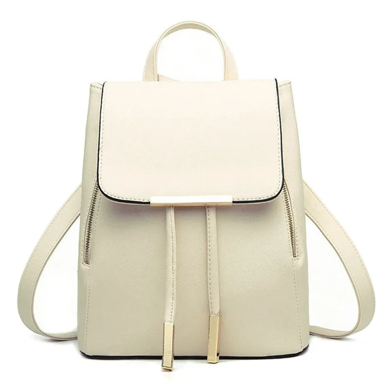 Fashion Women's Backpacks School Rucksacks for Teenage Girls Ladies Leather Travel Shoulder Bags Satchel Bags Bolsa Feminina