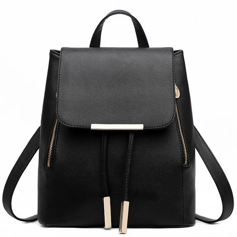 Fashion Women's Backpacks School Rucksacks for Teenage Girls Ladies Leather Travel Shoulder Bags Satchel Bags Bolsa Feminina