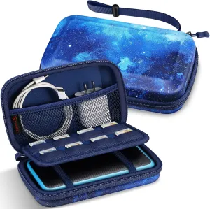 FINTIE Carrying Case for Nintendo New 2DS XL LL / New 3DS / 2DS / 3DS XL LL, Protective Hard Shell Portable Travel Cover Pouch with Game Card Slots & Inner Pocket, Starry Sky