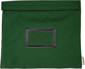 Fire Resistant and Water Repellent Document Bag, 14 x 11 Inch (Forest Green)