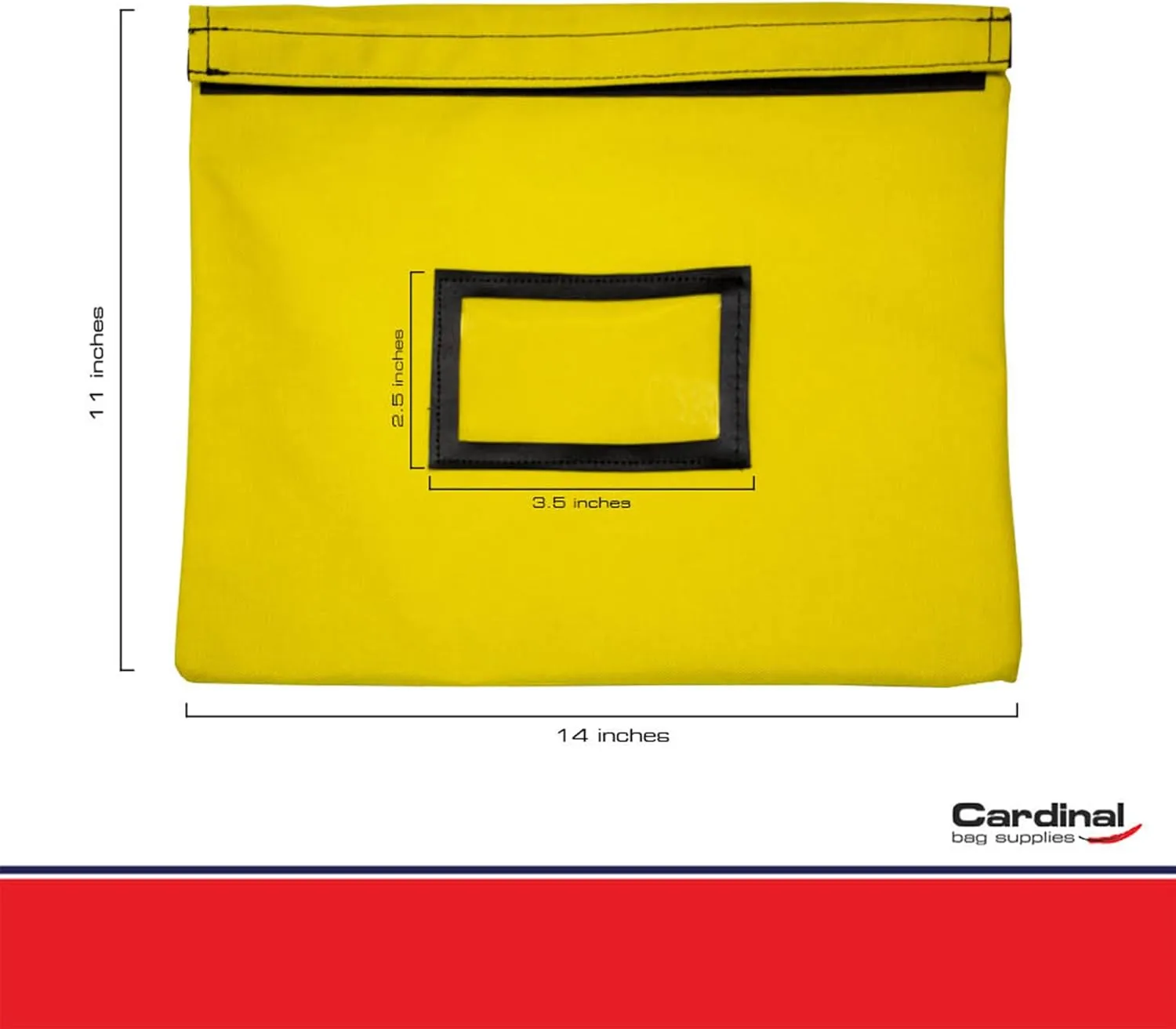 Fire Resistant and Water Repellent Document Bag, 14 x 11 Inch (Yellow)
