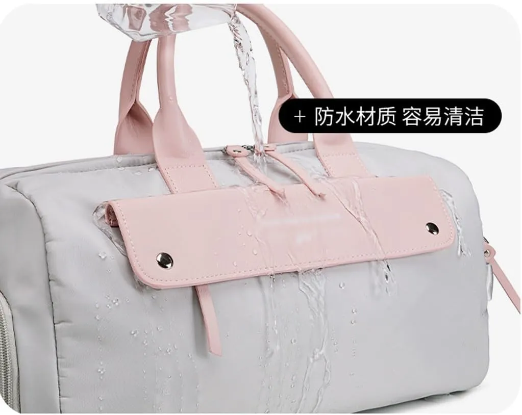 Fitness Bag Women's Wet Dry Separation Yoga Tote Bag Large Crossbody Bag Travel Bag(46 * 22.5 * 20cm)