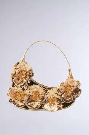FLORAL VIBEZ CHROME PURSE