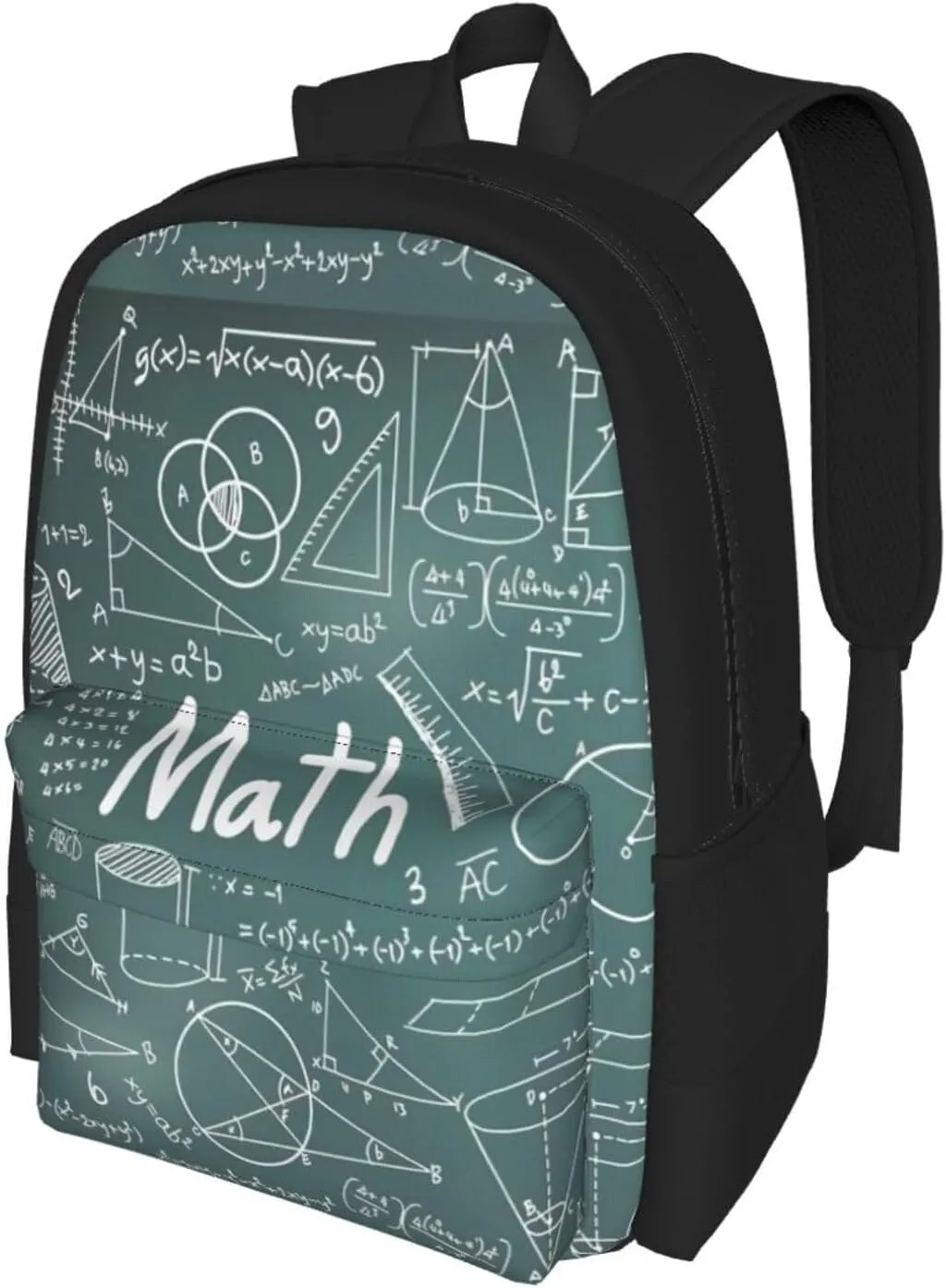 Formulas Shapes Theory Math Lesson Word Print Storage Bag, Shoulder Bag, Leisure Bag, Large Capacity Leisure Travel Shoulder Bag