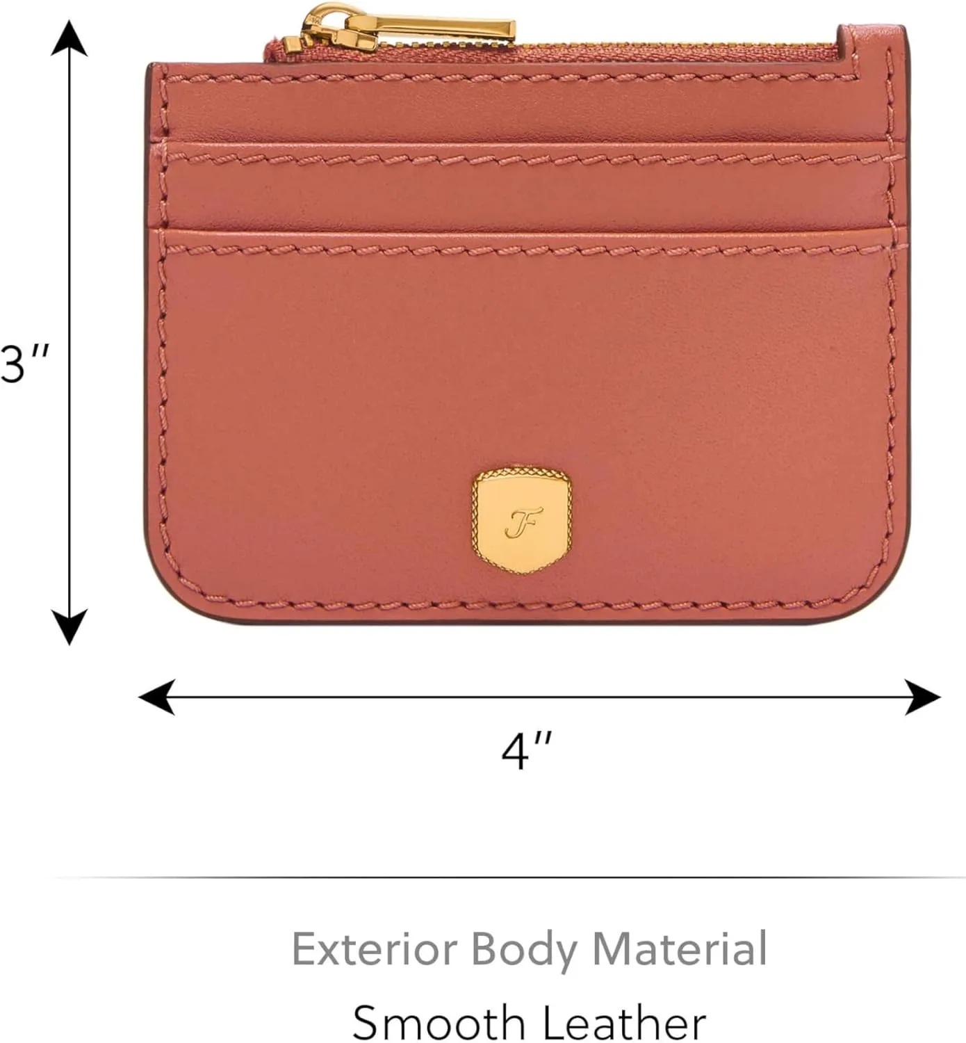Fossil Lennox Zip Card Case Wallet