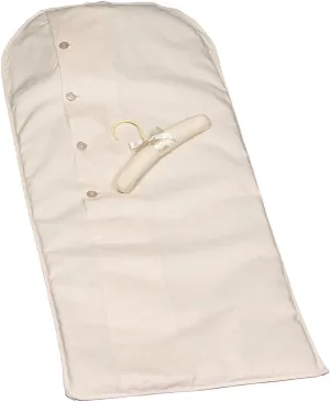Foster-Stephens Acid-Free Muslin Child Garment Bag | Closet Storage for Baby, Kids Clothes | Small Hanging Garment Bags | 38” Length