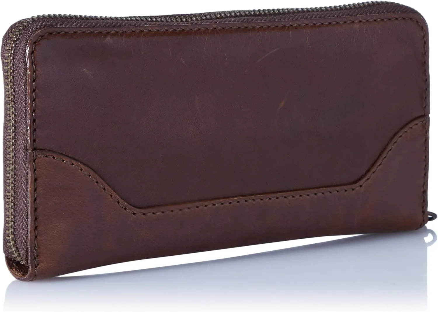 Frye Women's Melissa Zip Around Leather Wallet, Stylist Purse with Card Holder & Pockets