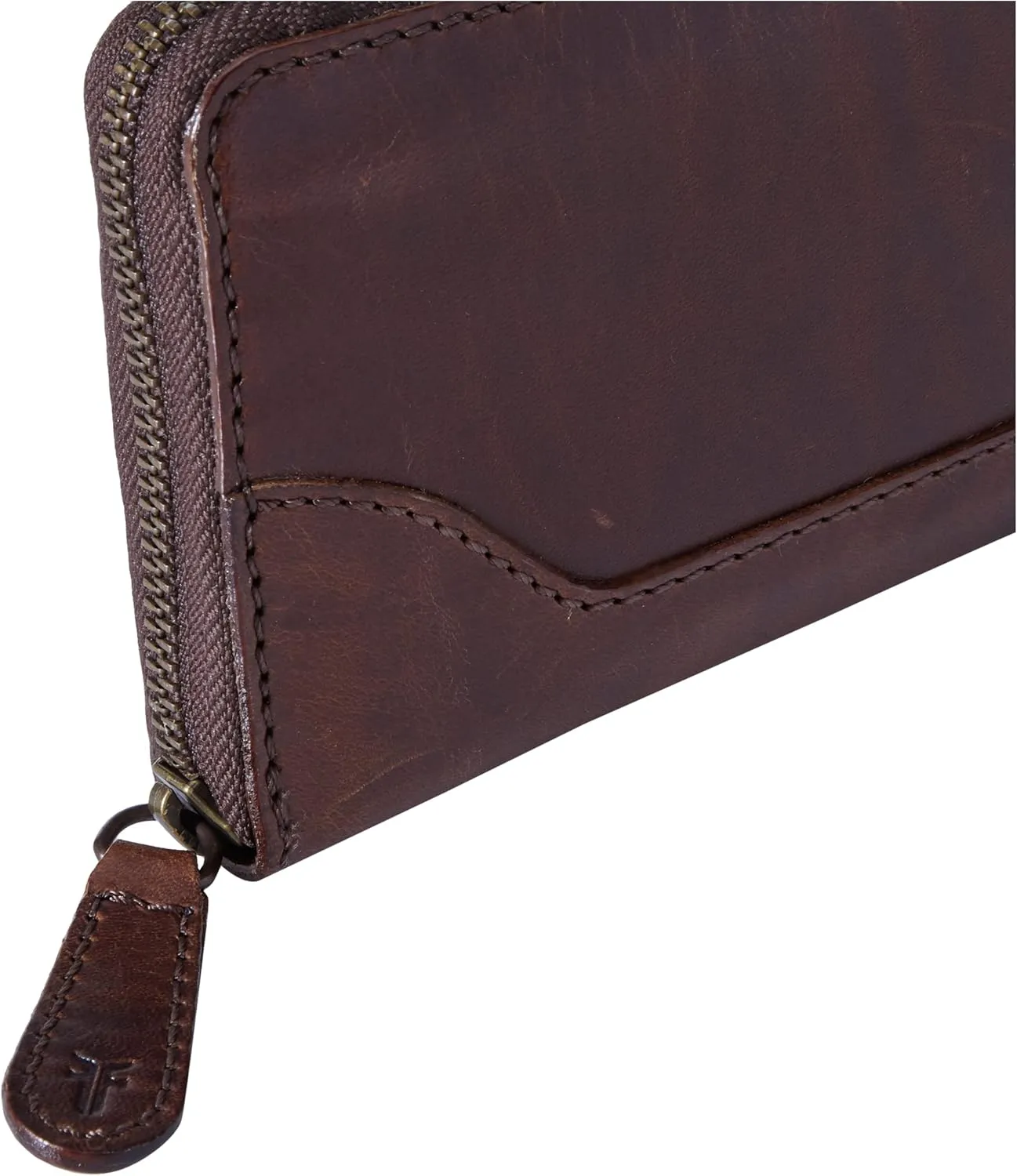 Frye Women's Melissa Zip Around Leather Wallet, Stylist Purse with Card Holder & Pockets