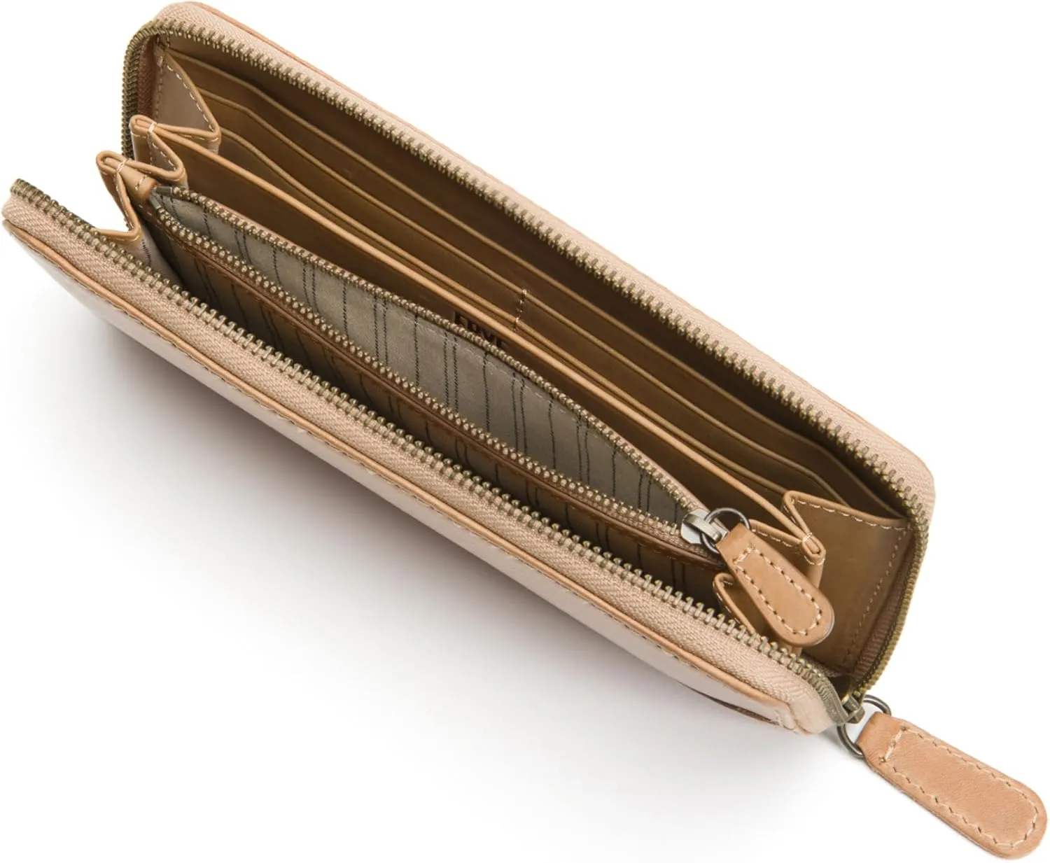 Frye Women's Melissa Zip Around Leather Wallet, Stylist Purse with Card Holder & Pockets