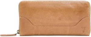 Frye Women's Melissa Zip Around Leather Wallet, Stylist Purse with Card Holder & Pockets