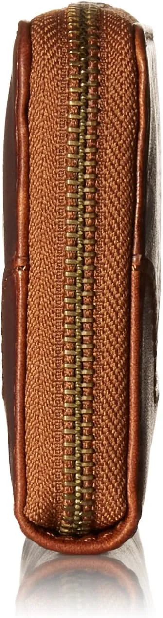 Frye Women's Melissa Zip Around Leather Wallet, Stylist Purse with Card Holder & Pockets