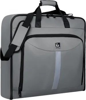 Garment Bags for travel,Hanging clothes Bag for Men Women,Suit Bags with Shoulder Strap,Wedding dress/shirt carry on luggage with fence hook,Wrinkle Free foldable duffle bag,Waterproof luux travel bag