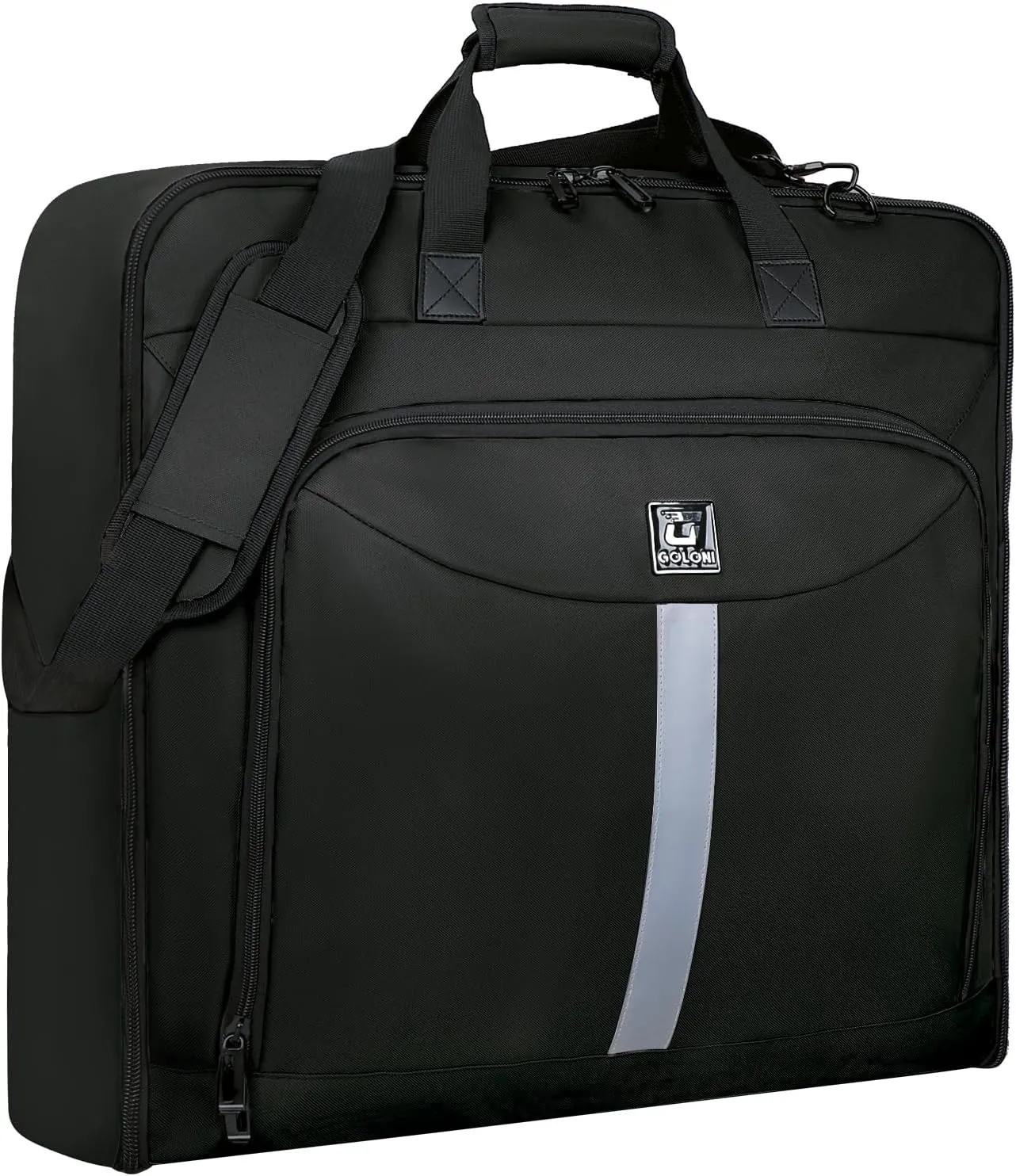 Garment Bags for travel,Hanging clothes Bag for Men Women,Suit Bags with Shoulder Strap,Wedding dress/shirt carry on luggage with fence hook,Wrinkle Free foldable duffle bag,Waterproof luux travel bag