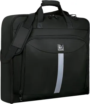 Garment Bags for travel,Hanging clothes Bag for Men Women,Suit Bags with Shoulder Strap,Wedding dress/shirt carry on luggage with fence hook,Wrinkle Free foldable duffle bag,Waterproof luux travel bag