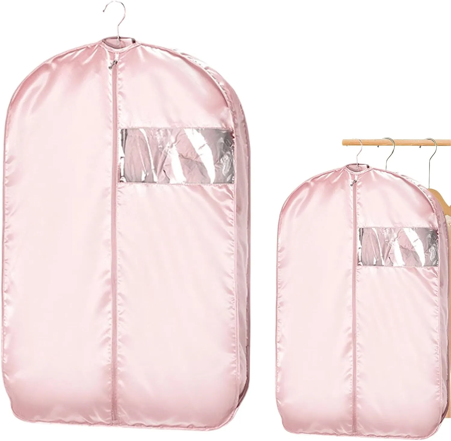Garment Travel Bag - Dust Cover Clothes Storage Pouch,Dustproof Space Saving Garment Bag Organizer for Moving Flight Packing Laundry Closet