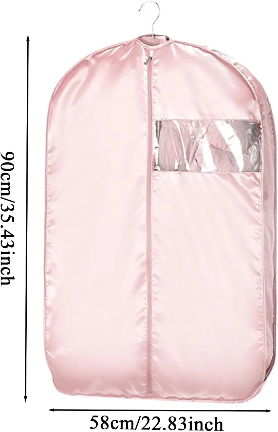 Garment Travel Bag - Dust Cover Clothes Storage Pouch,Dustproof Space Saving Garment Bag Organizer for Moving Flight Packing Laundry Closet