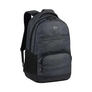 Gear Vintage2 Anti Theft Faux Leather 18 Inch/48 cms Navy Blue Black 28Ltr Laptop Backpack