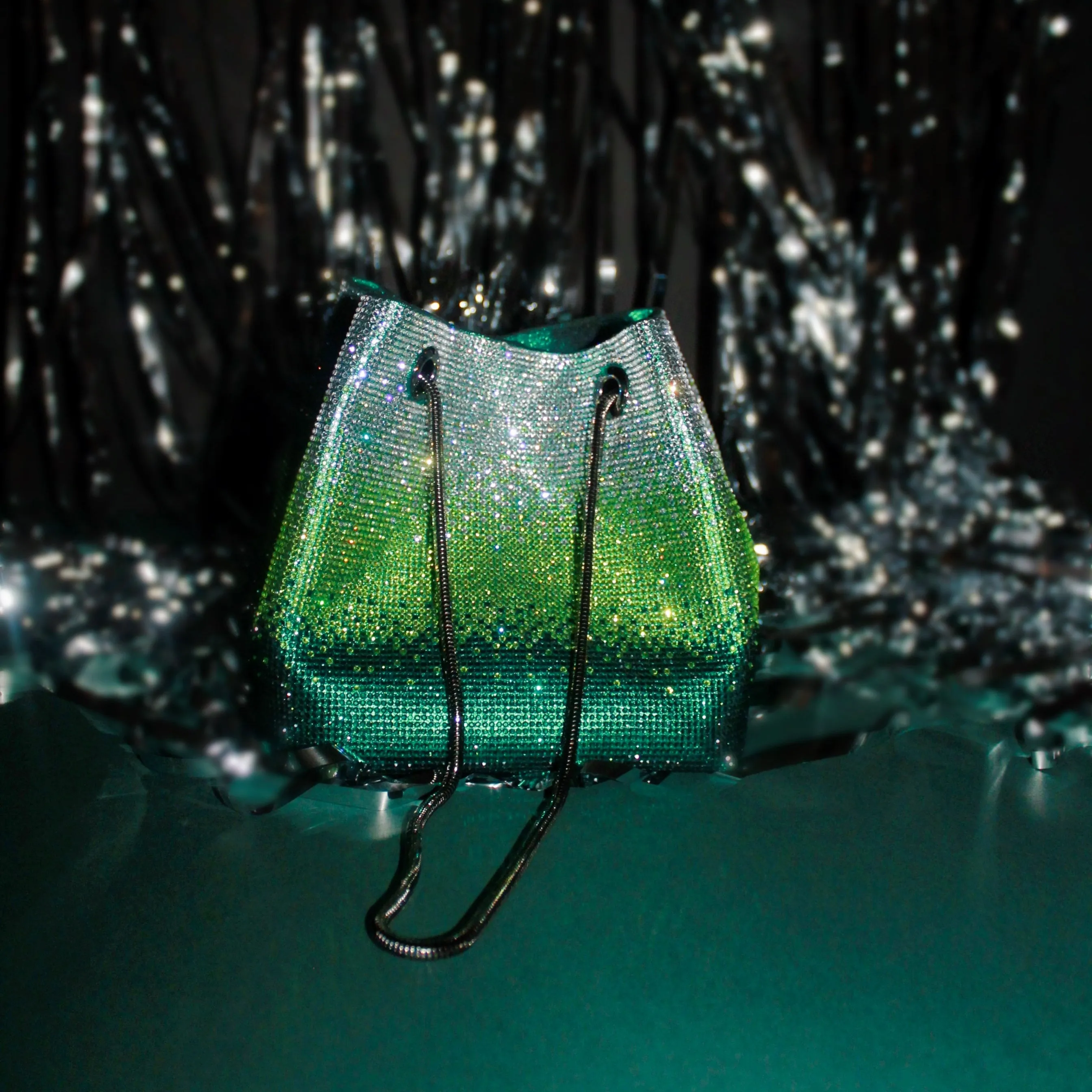 Glory Crystal Potli Green