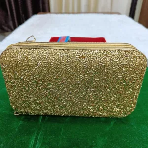 Golden Glimmer - Party Wear Clutches