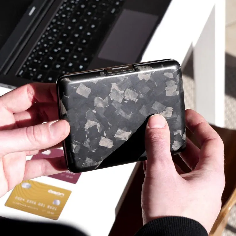 ÖGON Design SMART CASE OSLO LARGE | Genuine Carbon Fiber Forged
