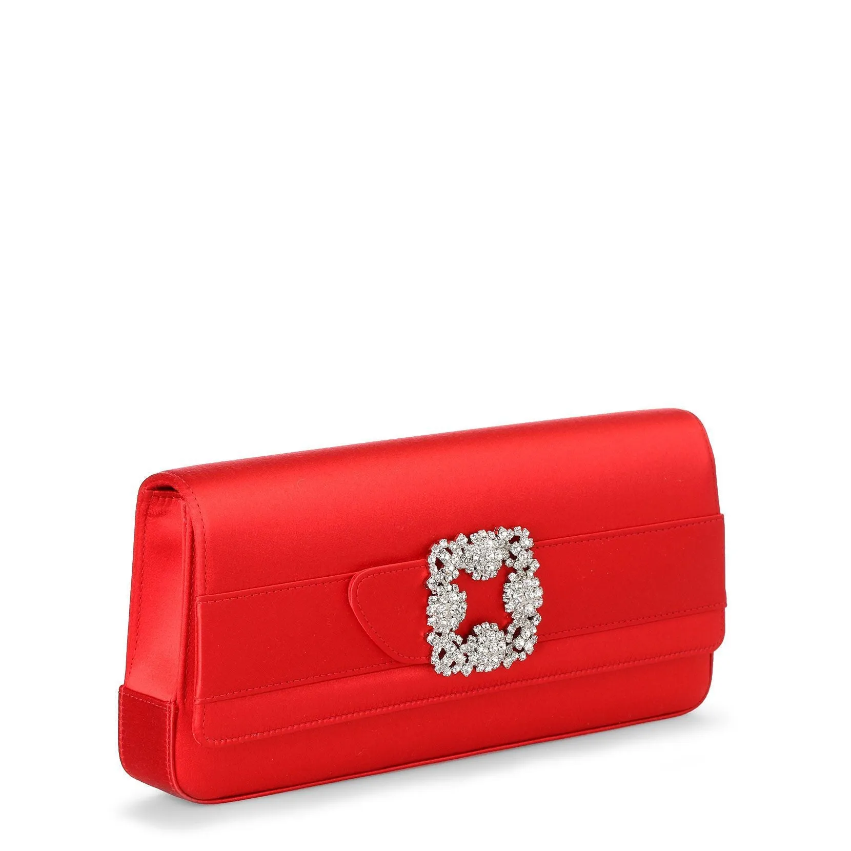 Gothisi red satin clutch